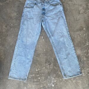 Wrangler Light Blue Men's Straight Jeans 32/28